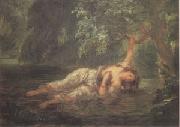 Eugene Delacroix The Death of Ophelia (mk05) oil painting picture wholesale